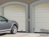 Ворота секционные гаражные Doorhan RSD01SC-06 Белые RAL 9003  - Дока-Дорхан