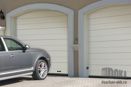 Ворота секционные гаражные Doorhan RSD01SC-06 Белые RAL 9003  - Дока-Дорхан