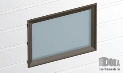 Окно размером 452 × 302 мм для секционных подъемных ворот DoorHan