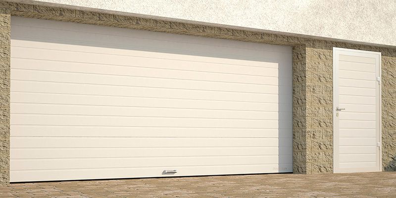 Ворота секционные гаражные DoorHan RSD01 цвет белый