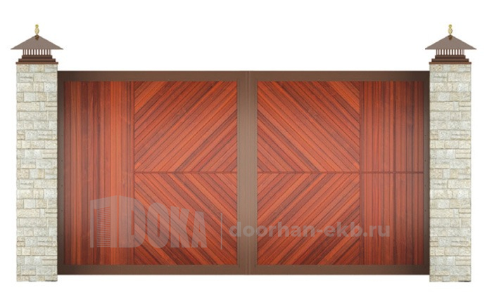 Дизайн полотна DoorHan Premium Classic 2 для ворот распашного типа
