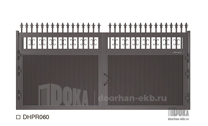 Тип 03 - купить распашные ворота Дорхан в компании Дока-Екатеринбург