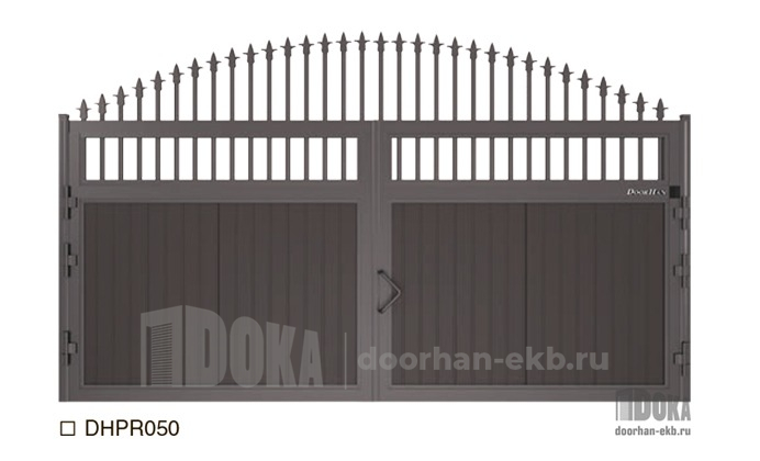 Распашные ворота от завода DoorHan - тип 05