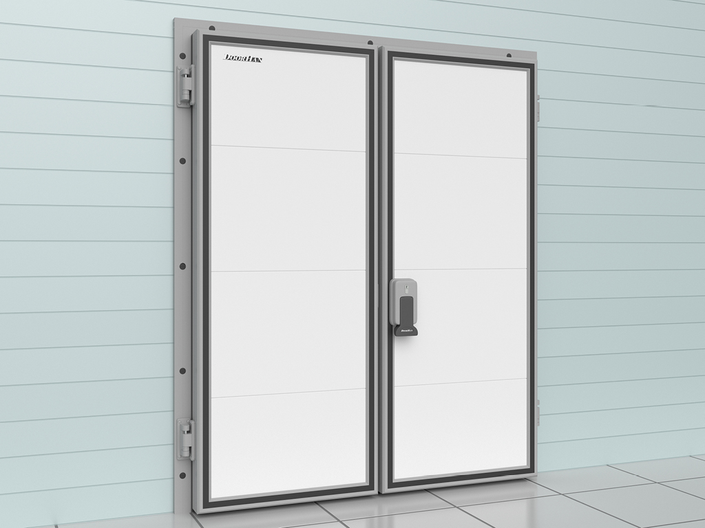 Распашные двухстворчатые холодильные двери   по индивидуальному проекту  — Дока-Дорхан