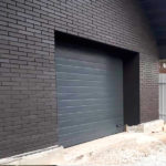 Ворота для гаража подъемные секционные - цвет Антрацит