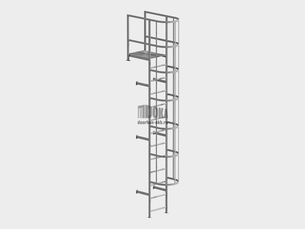 Пожарные вертикальные лестницы для зданий рамного типа -  Дорхан Екатеринбург