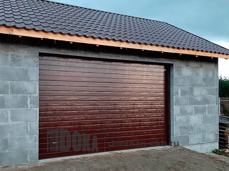 Ворота алюминиевые для гаража RSD01 LUX 2000×2100
