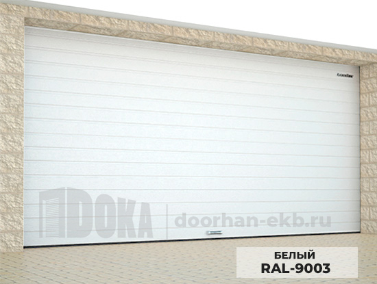 Ворота для гаража алюмиевые RSD02ALU — 2800*2300