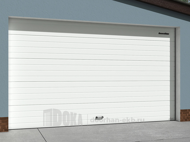 Ворота в гараж с алюминиевыми панелями подъемные RSD01 LUX 2000×2200