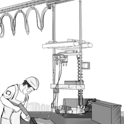 Система подвода воздуха к пневмоинструменту на рабочих местах